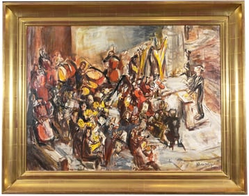 Theresa Bernstein (1890 - 2002) "Toscanini at NBC"