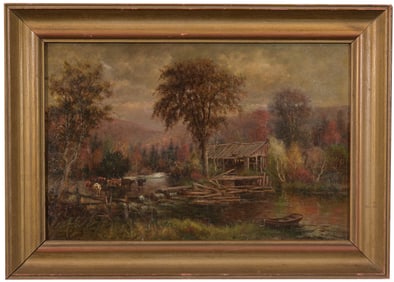 Herman Rohde (American, 19th C.) Hudson River