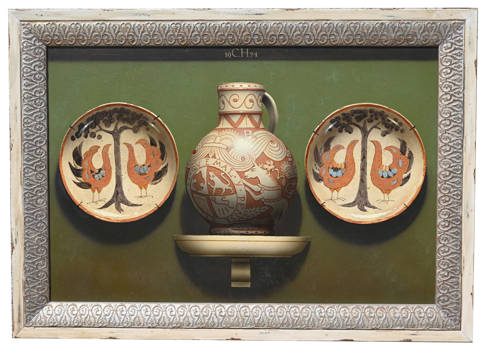 Clifford Harrison (1901 - 1984) "Plates and Jar" (1 of 7)