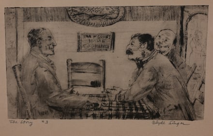 Clyde Singer (American 1908-1999) The Story #3