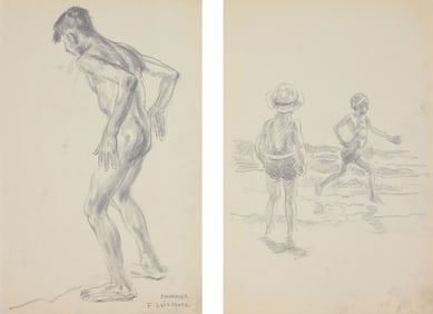 (2) Francis Luis Mora (1874 - 1940) Sketches