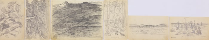(6) Francis Luis Mora (1874 - 1940) Sketches