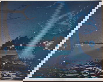 Buell Whitehead (1919 - 1993) "Fireflies"