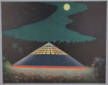 Buell Whitehead (1919 - 1993) "Moon Watch"