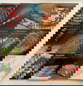 group of 12 Skinner's catalogs