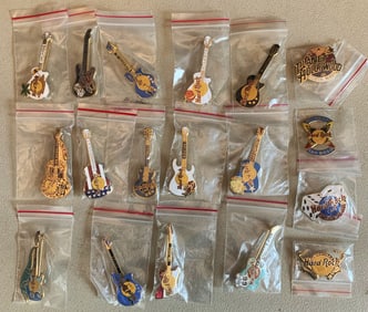group of 35 collectible pins