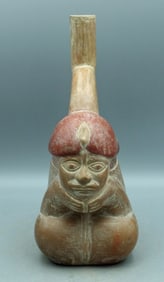 Pre-Columbian type figural vessel from Peru