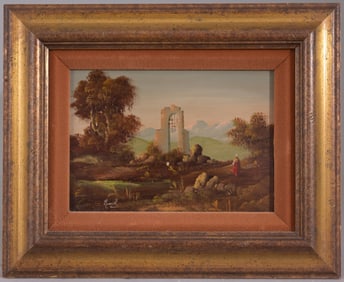 Old Master Style, Painting of Ruins