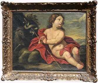 17th C. Old Master School, Infant St. John