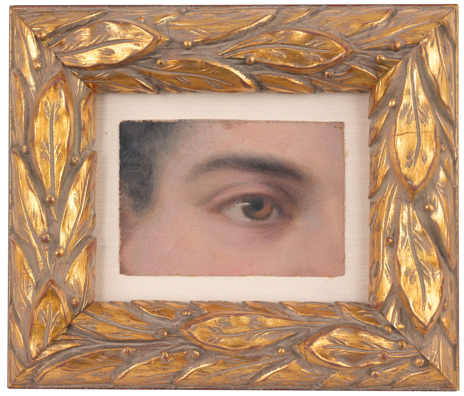 19th C. "Lover's Eye", Framed (1 of 2)