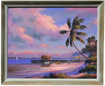 Harold Newton (1934 - 1994) Highwaymen Sunset