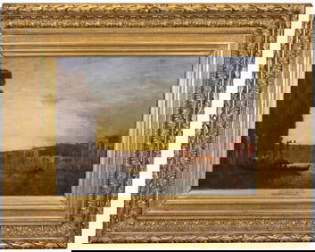 Felix Ziem (France, 1821 - 1911) Venetian Canal