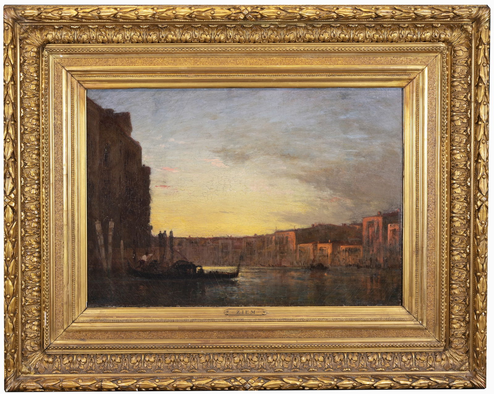 Felix Ziem (France, 1821 - 1911) Venetian Canal (1 of 9)