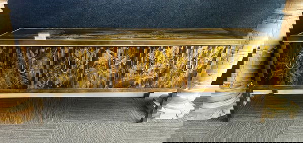 Bernhard Rohne - Acid Etched Brass Credenza