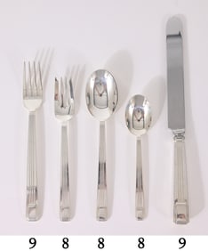 (42) Pcs Tiffany Sterling "Century" Flatware Set