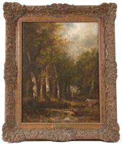French School, 19th C. Barbizon Landscape