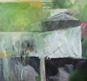 Billie Hightower (1950 - 1992) Monumental Abstract