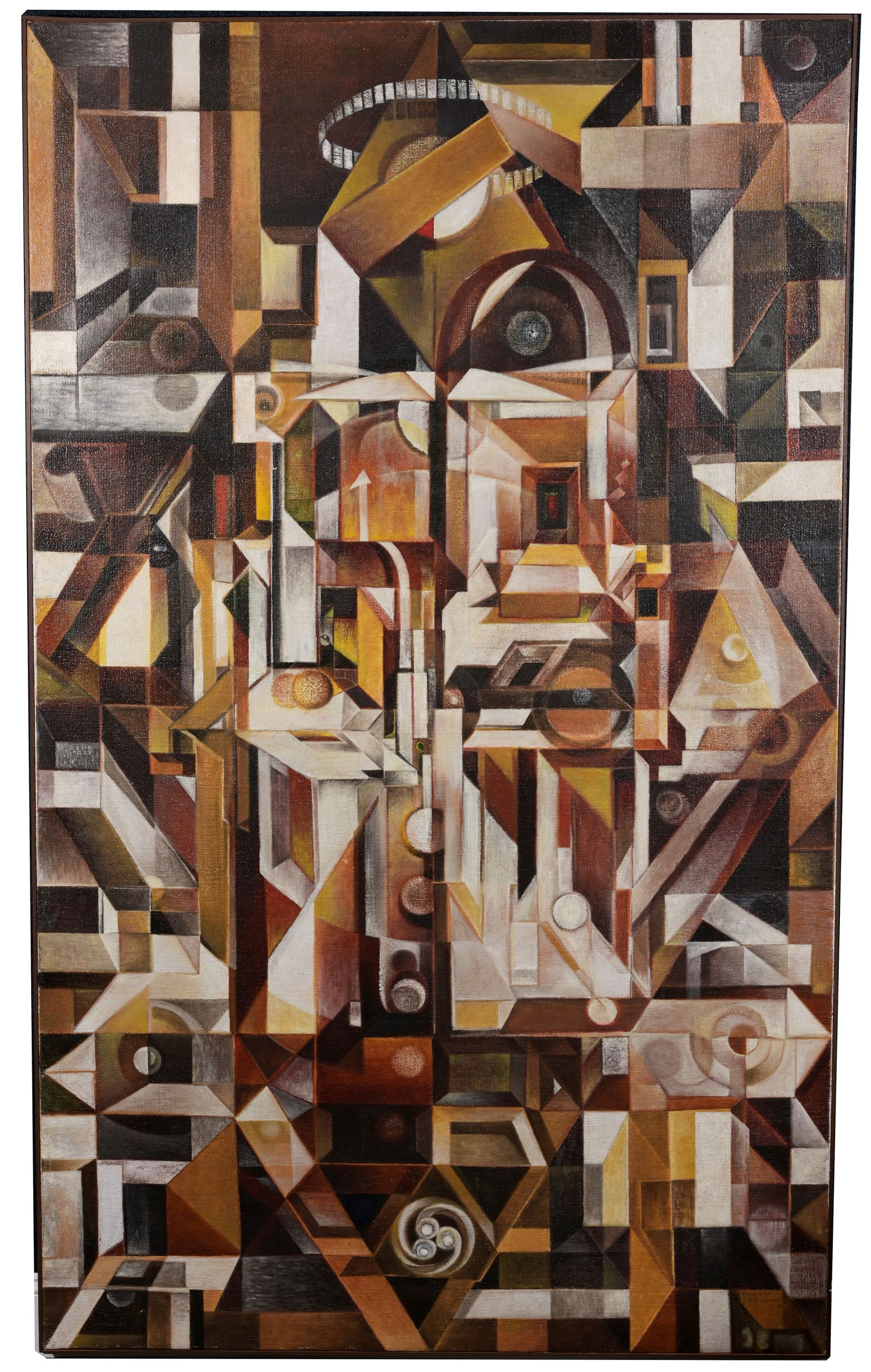 Maximiliano Raimundo, Large 1976 Cubist Painting (1 of 5)