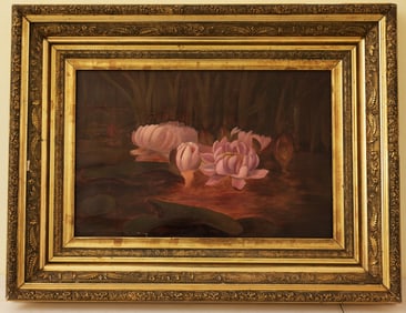 American School, 19th C. Floral Painting