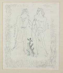 Georges Braque - "Eros and Eurybia" Etching