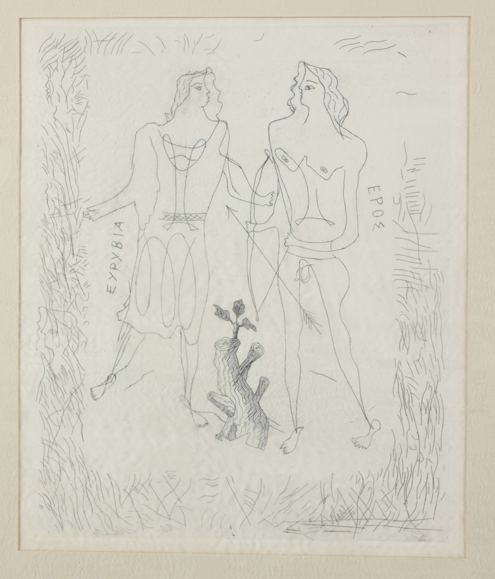 Georges Braque - "Eros and Eurybia" Etching (1 of 3)