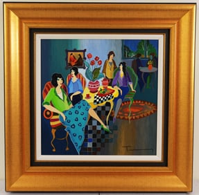 Tarkay - Evening w/ Friends Serigraph