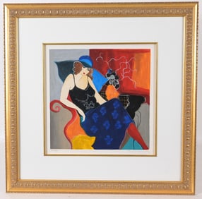 Itzchak Tarkay - "Nellie" Serigraph