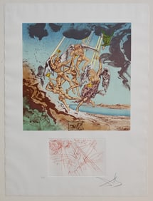 Dali "Return of Ulysses", Pencil Signed EA Litho