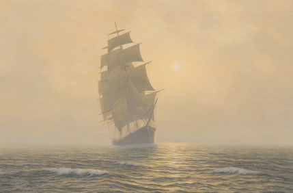 Josef M Arentz (1903 - 1969) "Misty Sea"