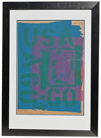 Bruce Dempsey, "USA A Go Go" 2/8 Lithograph