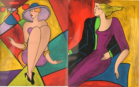 (2) Linda Le Kinff - Serigraphs