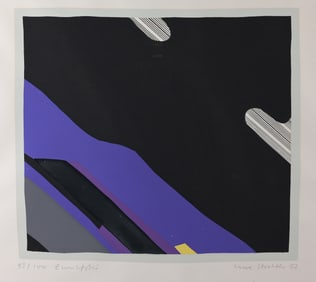 1967 Mid Century Abstract Lithograph, Signed