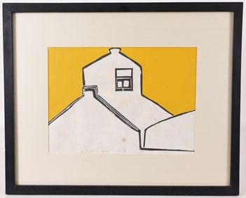 20th C. Taiwanese Woodblock