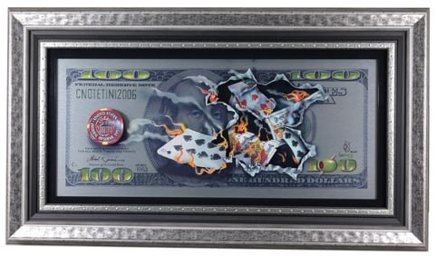 Godard - "$100 Bill Full House" Sculptograph