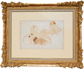 Auguste Rodin (France, 1840 - 1917) Nude Study