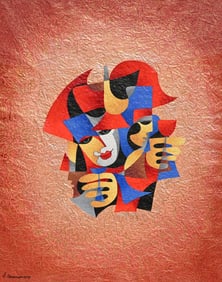 Anatole Krasnyansky (1930 - 2023) Masked Sommelier, Original