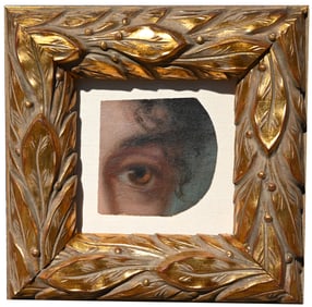 19th C. "Lover's Eye", Framed