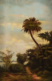 Ben Austrian (1870 - 1921) Early Florida Landscape