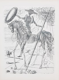Salvador Dali "Don Quixote" Etching