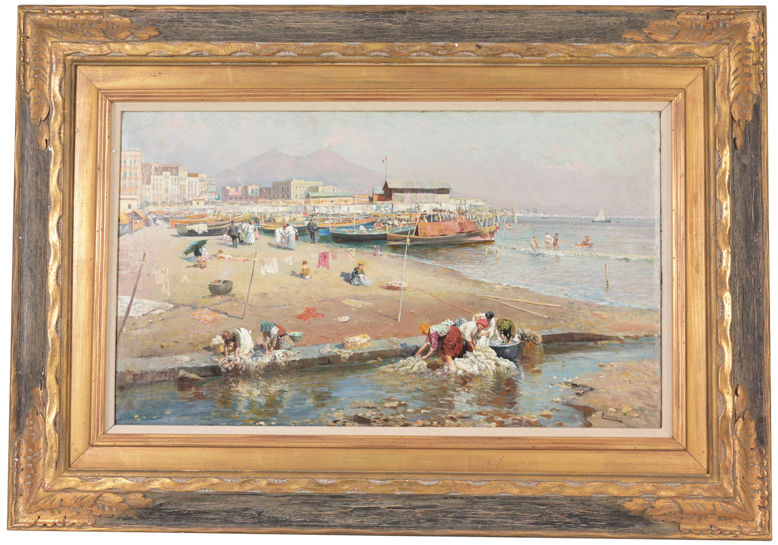 Attilio Pratella (1856-1949) Naples, Mt. Vesuvius (1 of 7)