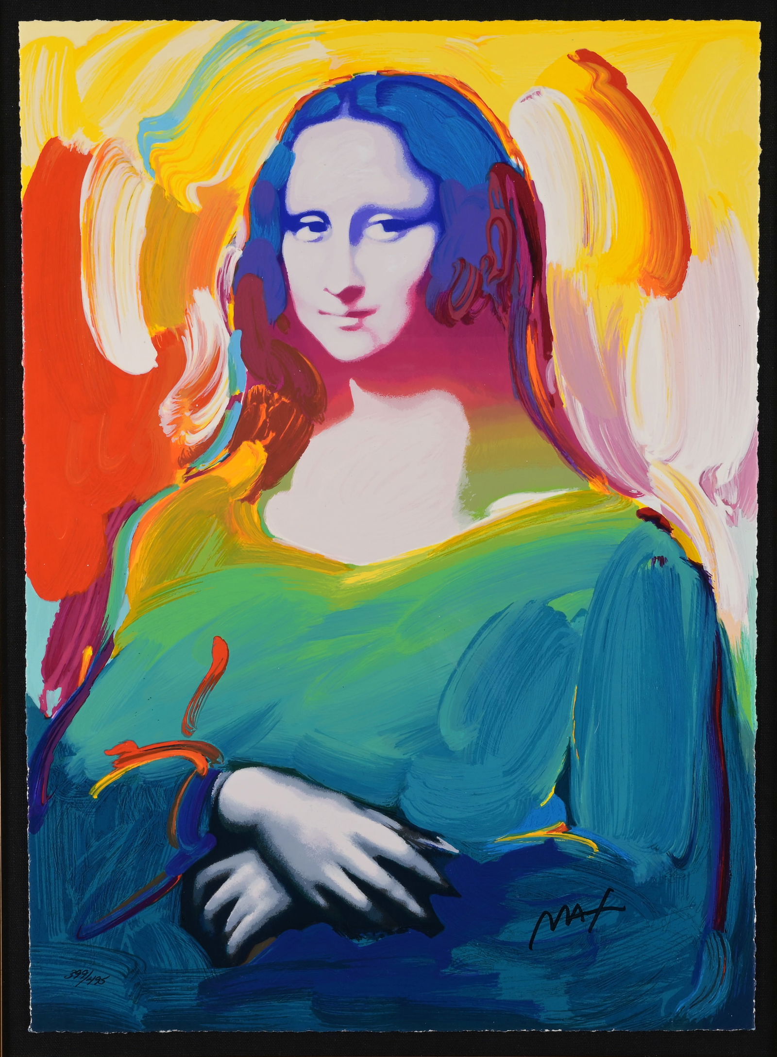 Peter Max - "Mona Lisa" (1 of 6)