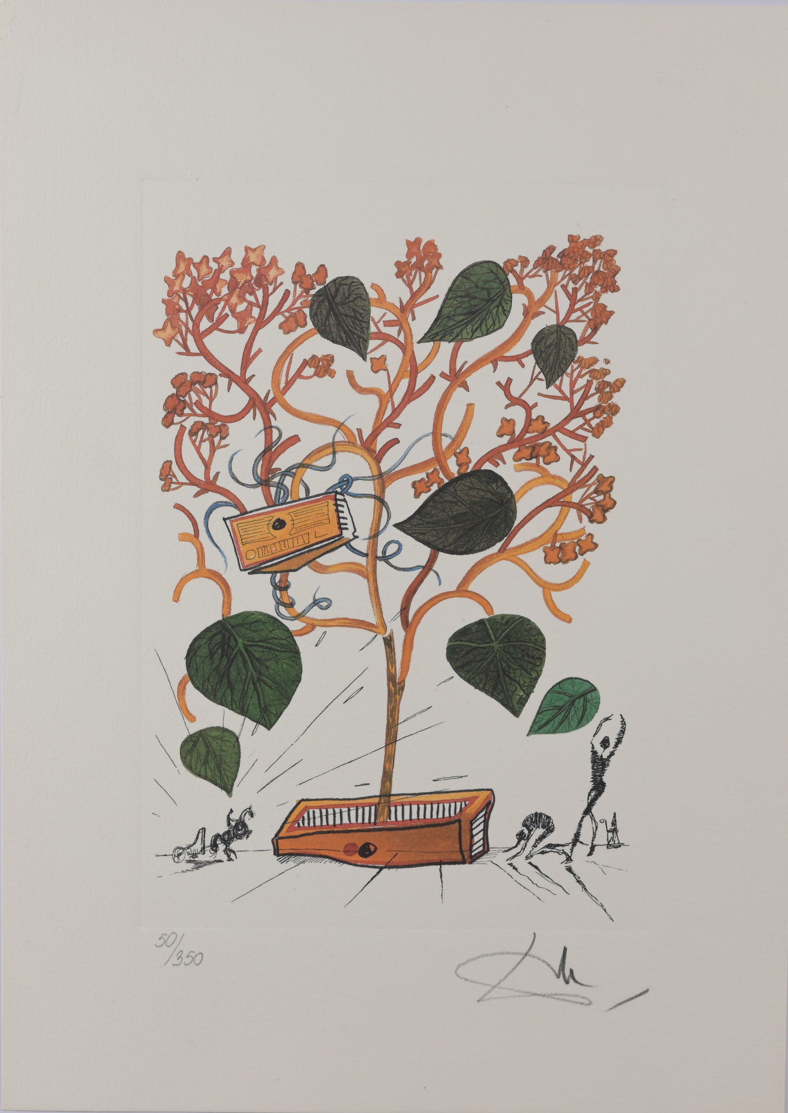 Salvador Dali - "Surrealist Flowers" (1 of 4)