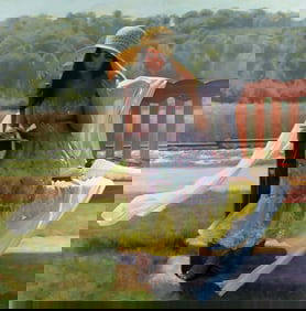 Andrei Belichenko (b. 1974) "Spring Reading"