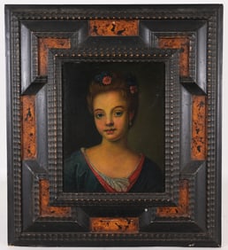Antique European School, Portrait of a Maiden