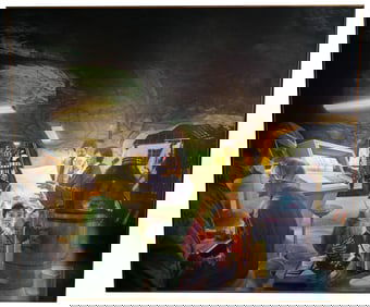 William L. Haney (1939 - 1992) "The Right Place" 72 x 84 in.