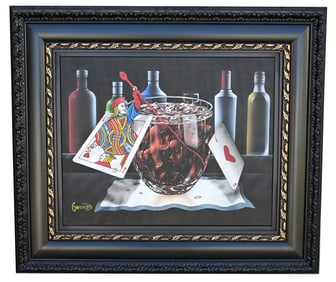 Michael Godard (B. 1960) "Jack and Coke"