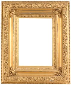 19th C. Gilt/Wood American School Frame