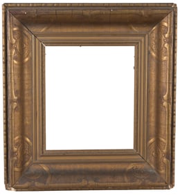 American School, Antique Gilt/Wood Frame