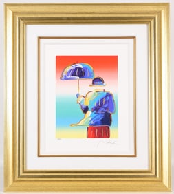 Peter Max - "Umbrella Man" - Serigraph