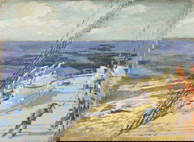 Francis L. Mora (1874-1940) "SS California, 1908"